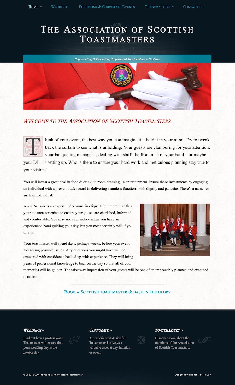 The Association of Scottish Toastmasters latest website